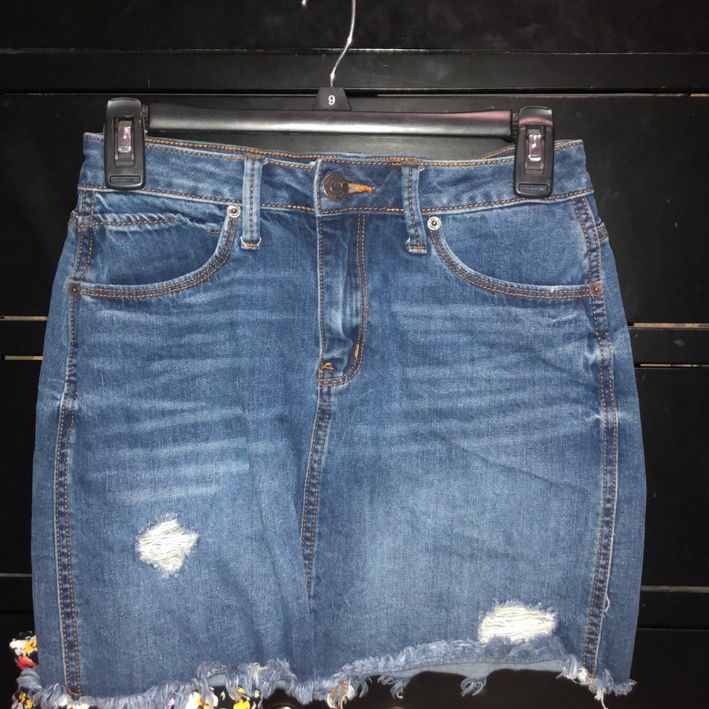 jean skirt